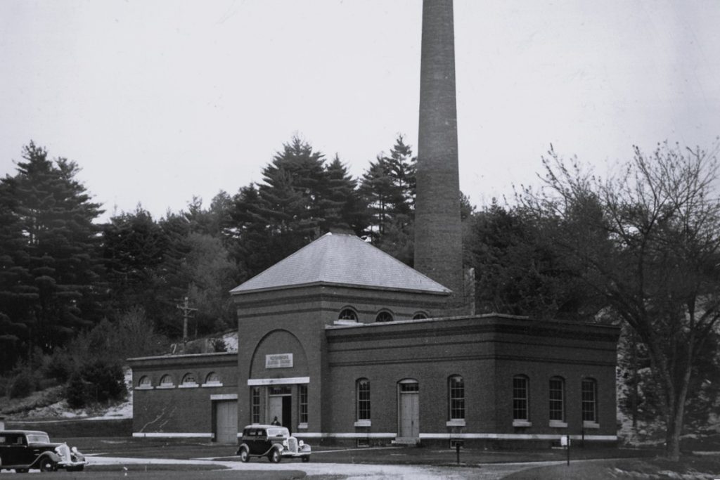 Photo of the Snow Station that was erected in 1893.